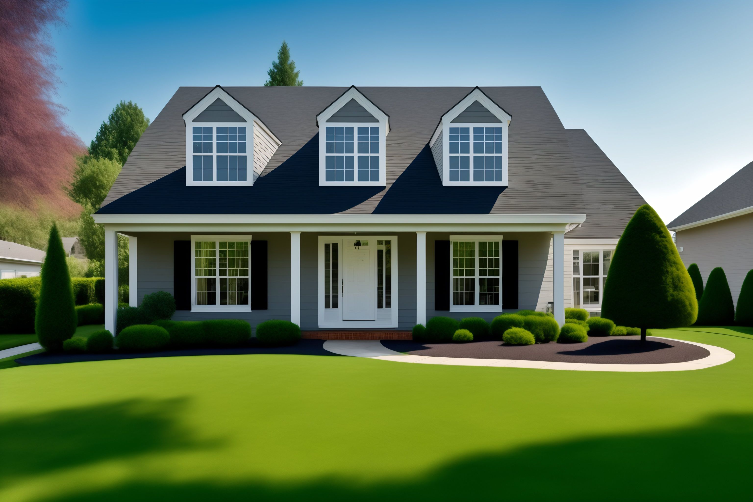 House With Grass